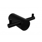 Lucid Pin Matte Black Double Robe Hook